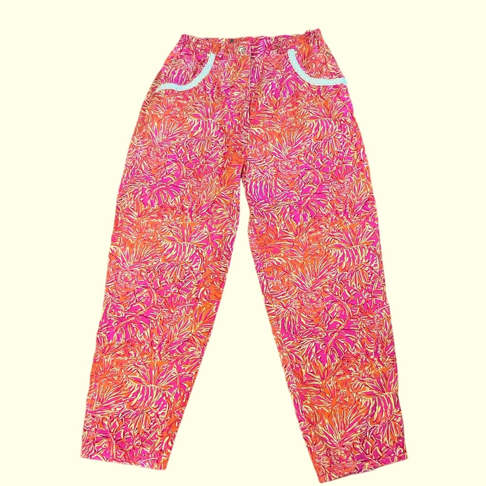 Vintage Rousseau Tiger  Lilly Pulitzer Pants